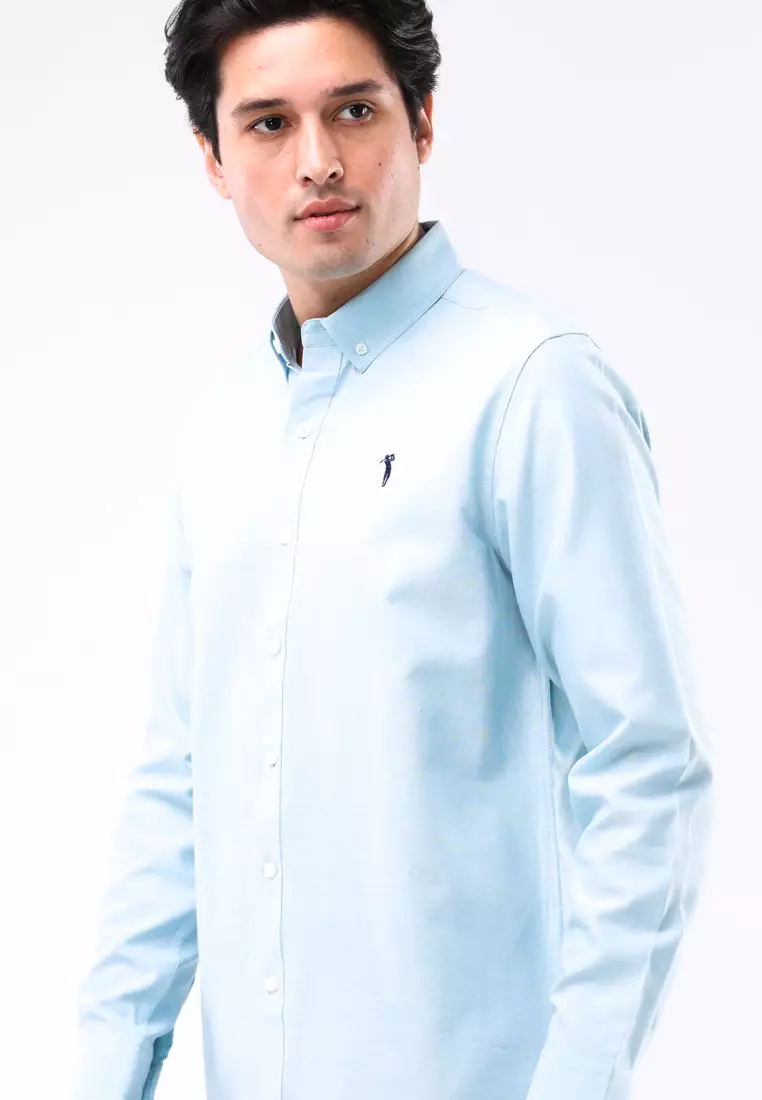 Woven Polo Long Sleeves