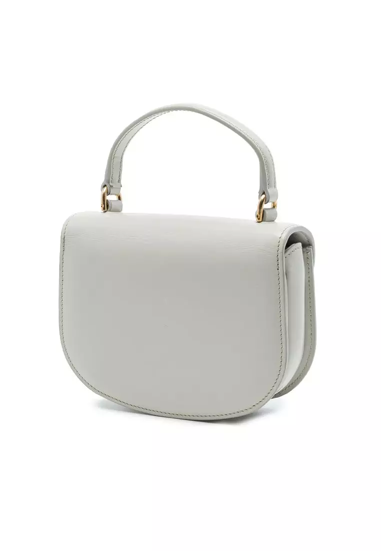 Pre-Loved Celine Mini Shiny Calfskin Besace Clea Satchel