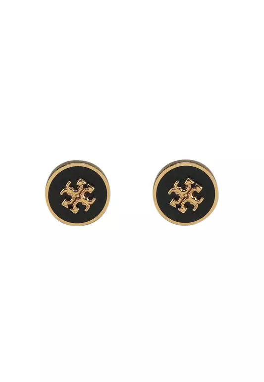 Kira Enamel Circle-Stud Earrings (nt)