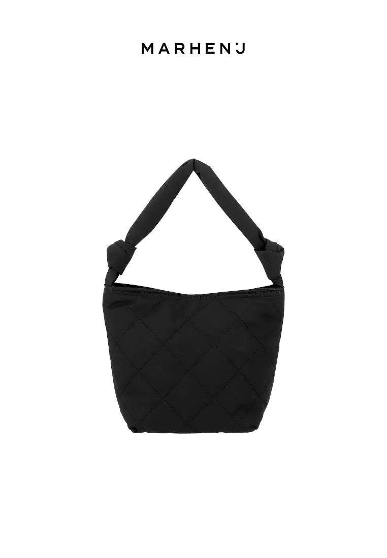 HOLLY Q SET Nylon Crossbody Bag Black