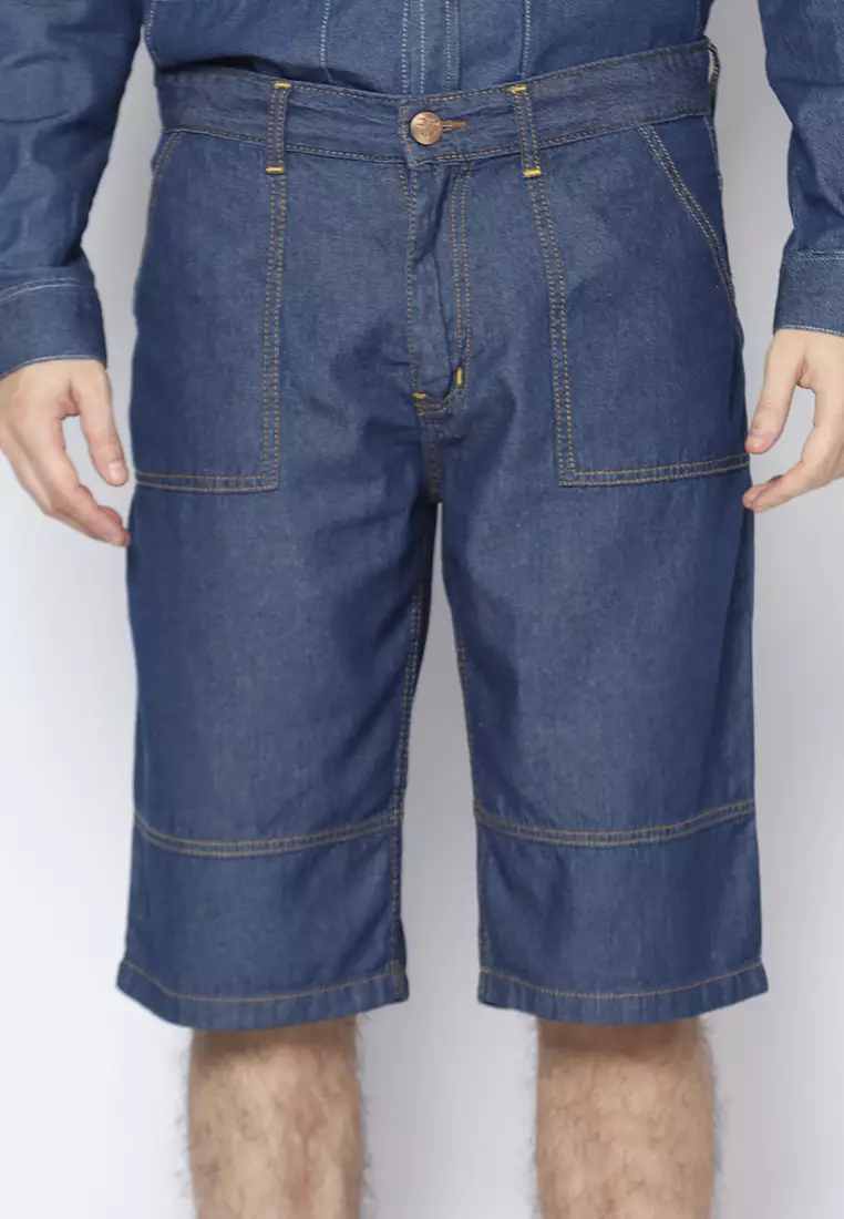 Celana Pendek Skena Pria Denim Chambay 162402