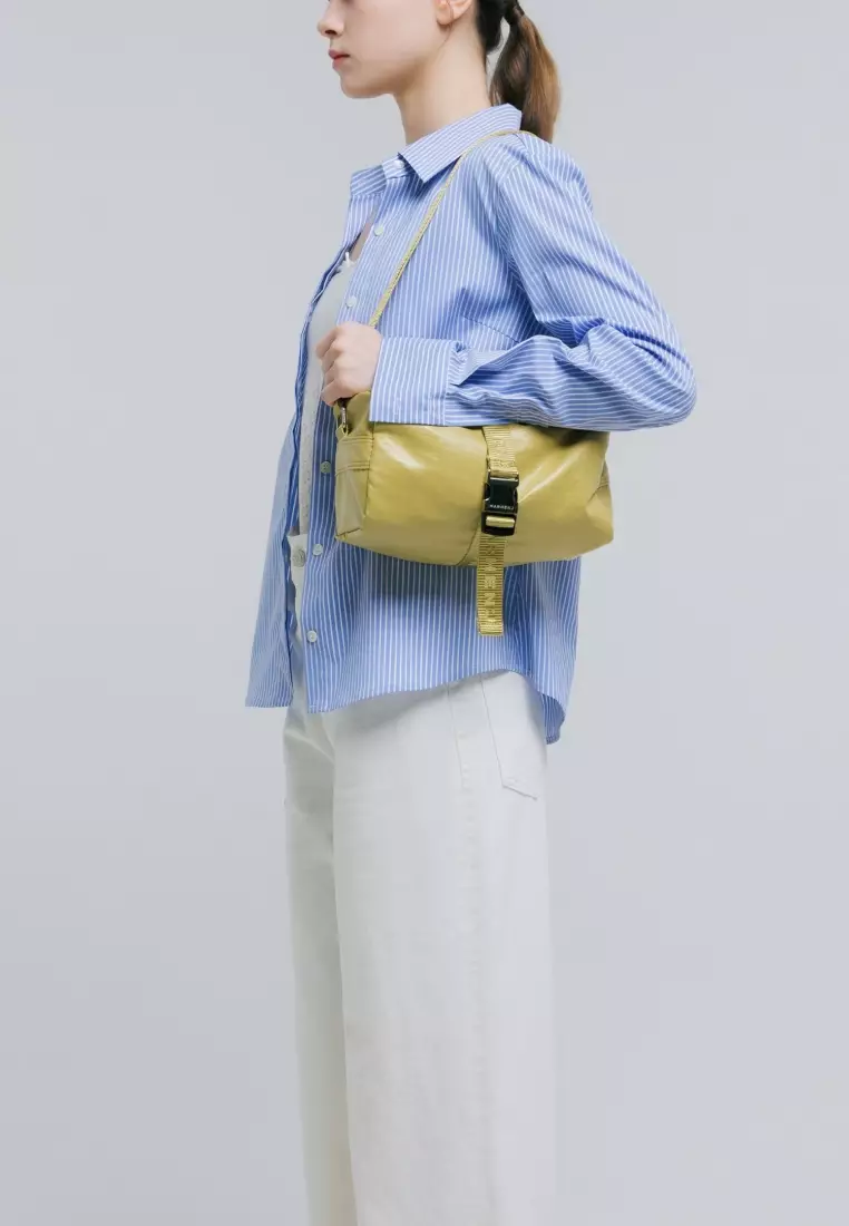 BLOCK Nylon Crossbody Bag Mud