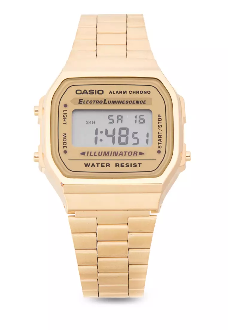 Harga jam casio illuminator gold best sale