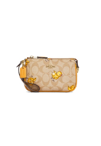 Coach yellow and multi Coach Nolita 15 In Signature Canvas With Tossed Chick Print CC419 72168ACB263735GS_1