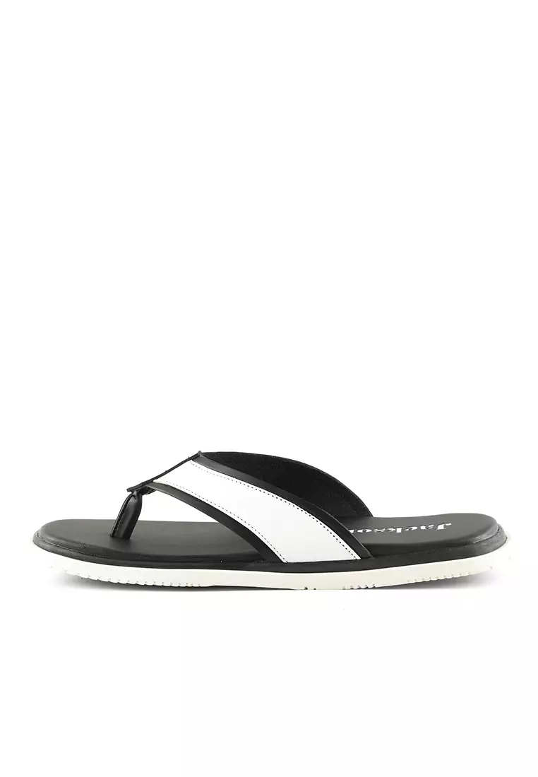 Jackson Sandal Benz 1JS White Black