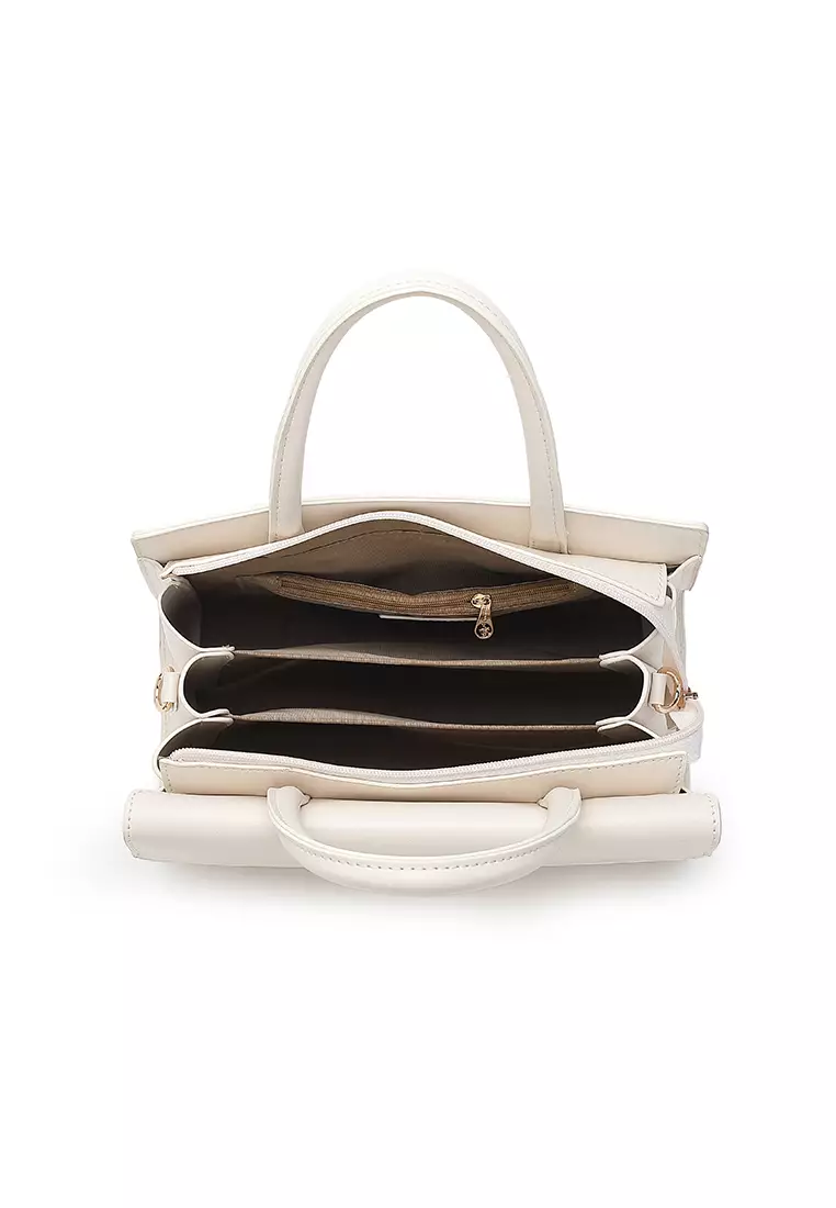 Women's Top Handle Bag / Sling Bag / Crossbody Bag / Shoulder Bag - Beige