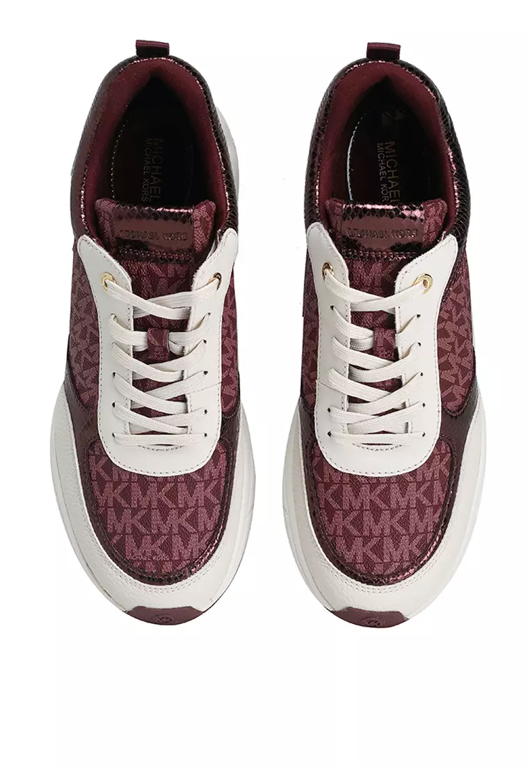 Buy Michael Kors Katrina Signature Logo and Metallic Wedge