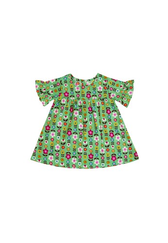 Jual Torio Torio Green Floral Casual Dress Pakaian Anak Baju Anak Dress Anak Perempuan Original Zalora Indonesia