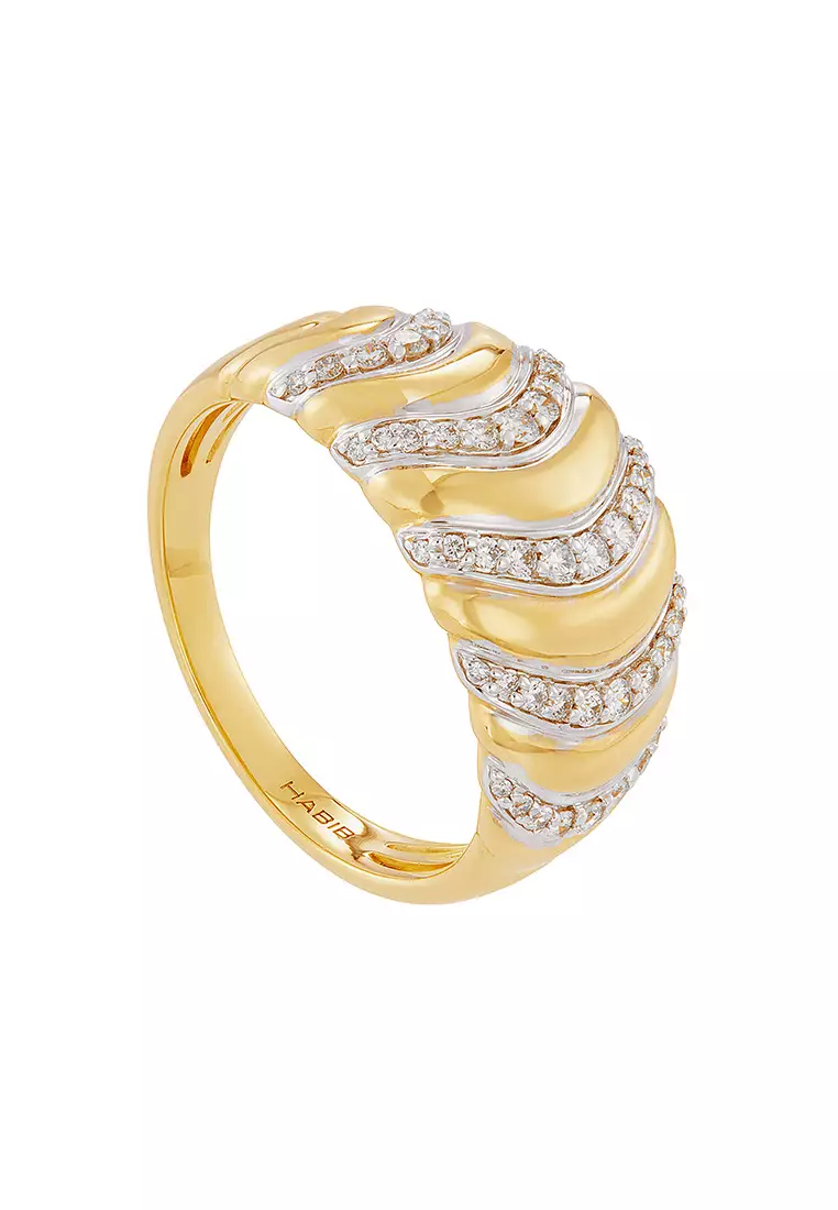 HABIB Diamond Ring in 750/18K Yellow Gold 274560226