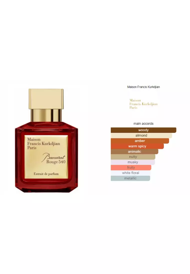 国内正規品　ROUGE 540 EXTRAIT DE PARFUM 70ml Perfume Baccarat Rouge 540 Extrait de Parfum Maison Francis