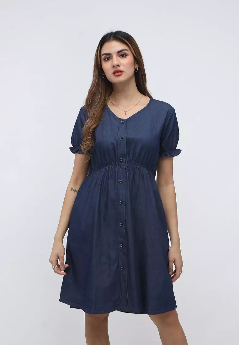 Buy Fubu Queens Chambray Dress 2024 Online | ZALORA Philippines