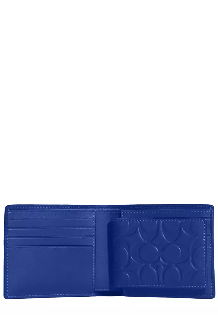 Coach 3 in 1 wallet in signature leather clearance