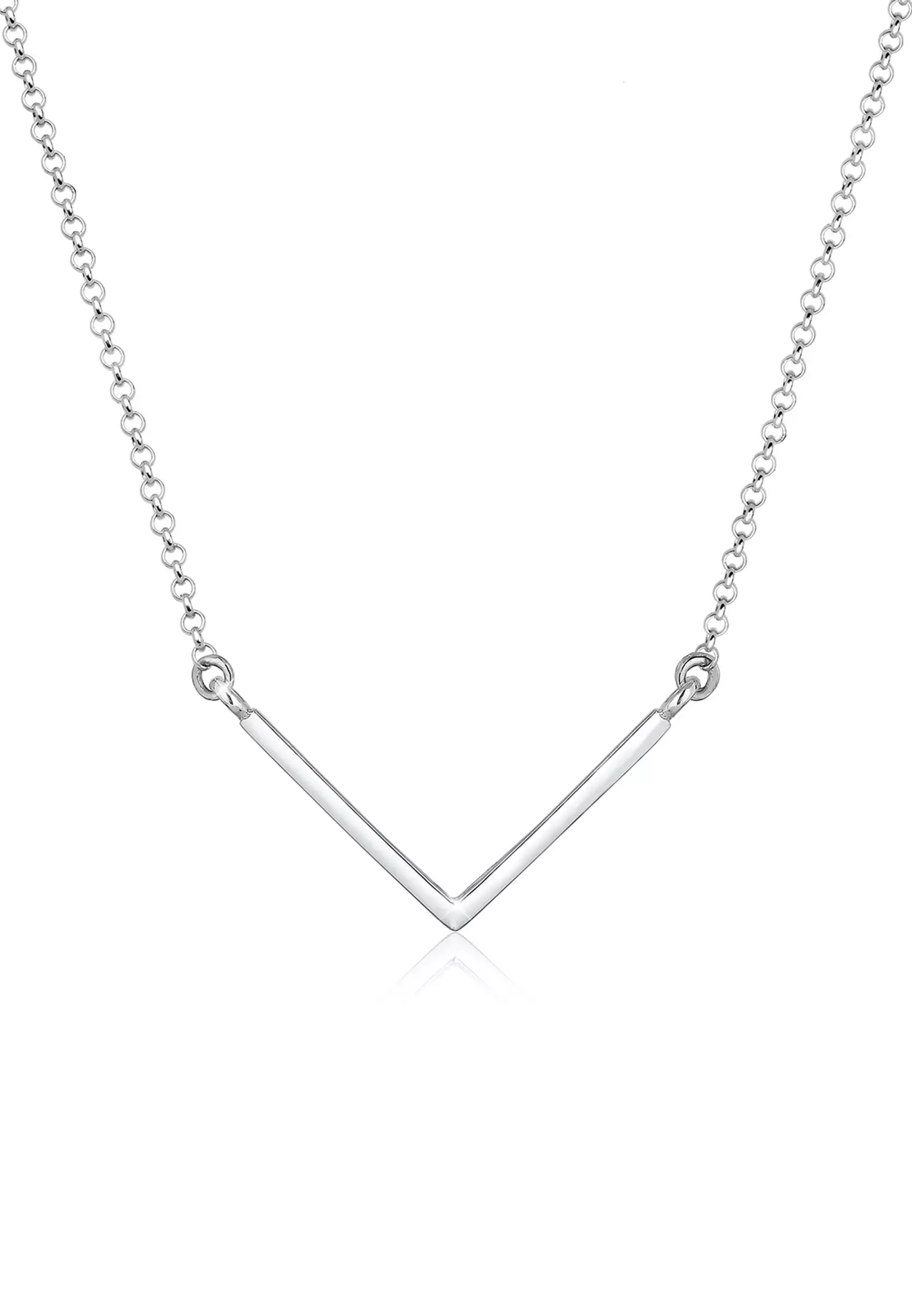 Necklace Geo Minimal Look 925 Silver