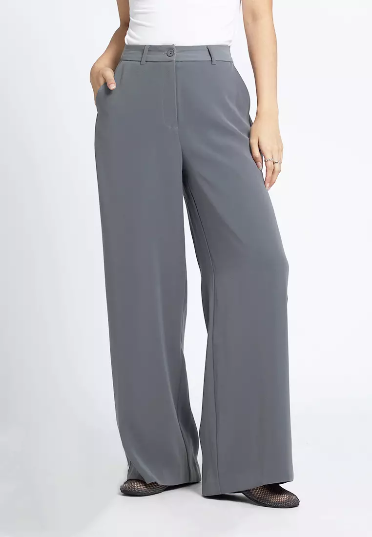 High Waist Wide Leg Pants