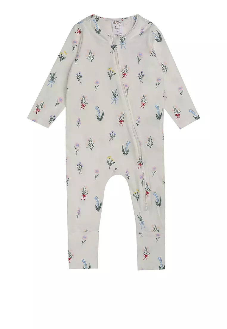 The Long Sleeve Zip Romper