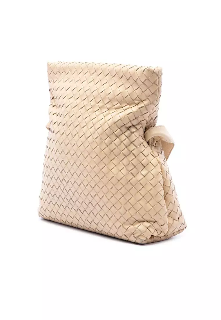 Pre-Loved Bottega Veneta Nappa Intrecciato Fold Crossbody