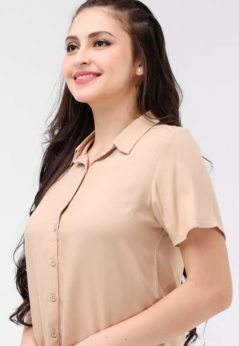 Boldtwill Rayon Short Sleeves Blouse