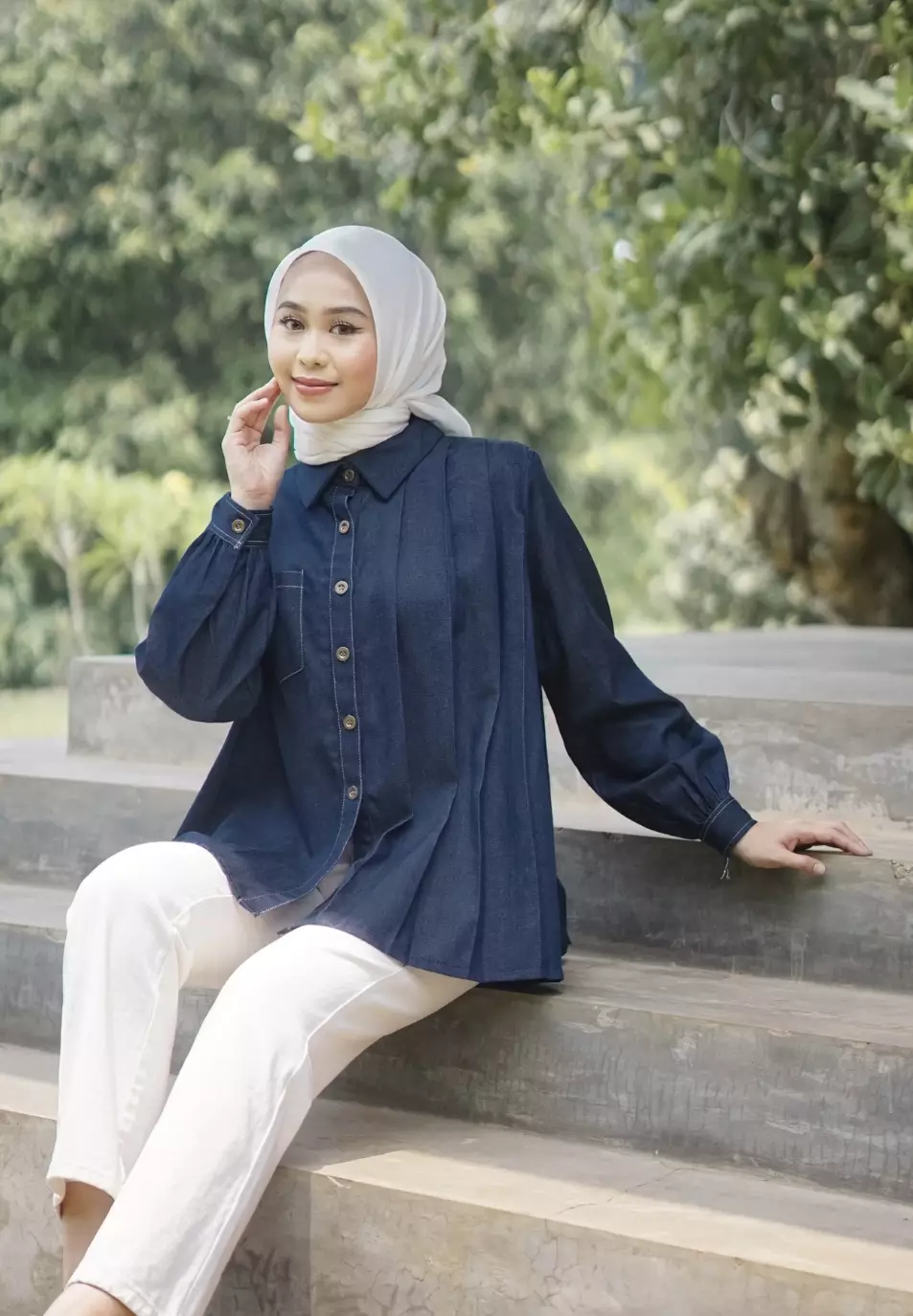 Rachel Denim Shirt - Blue Denim