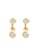 Elli Jewelry white Earrings Discreet Elegant Diamond Gold-Plated 313F2AC8930C60GS_2