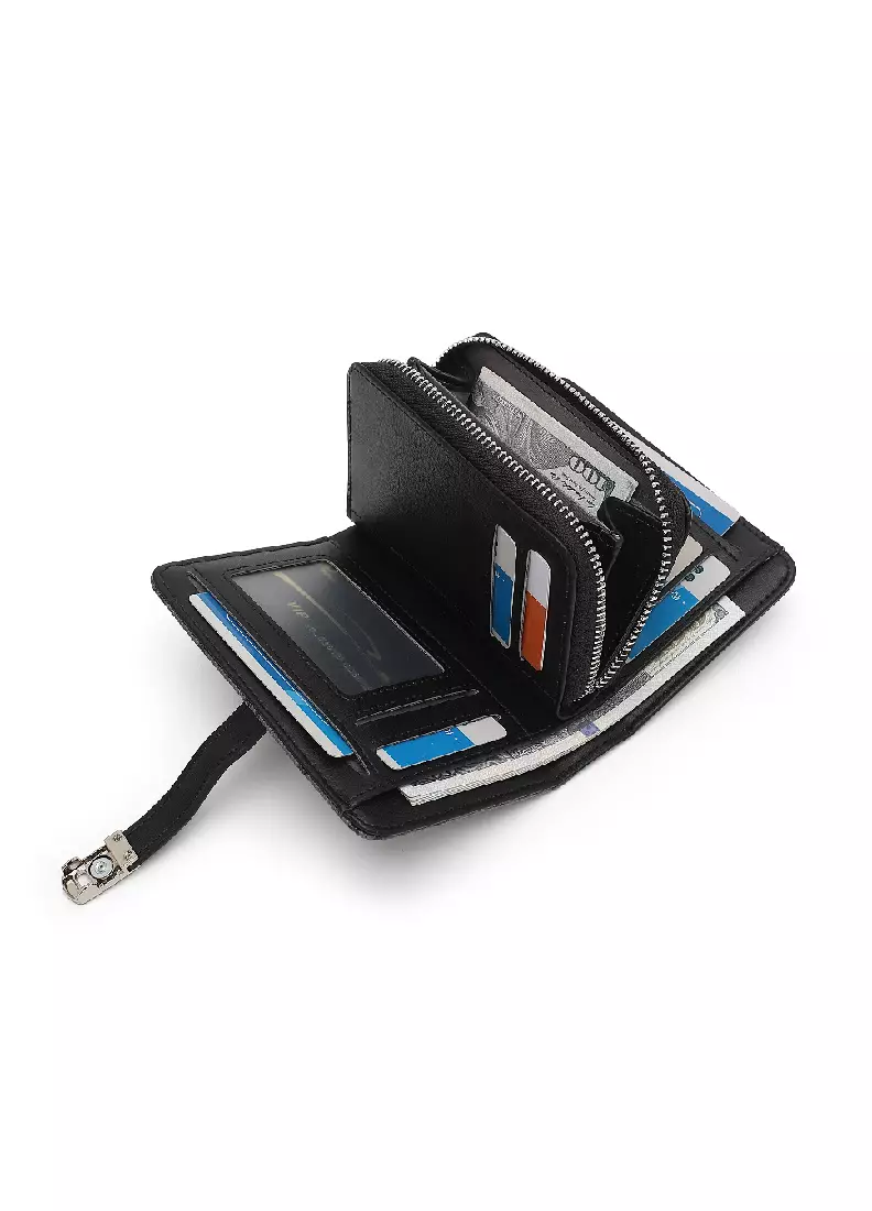 Women's Monogram Purse / Wallet - Black