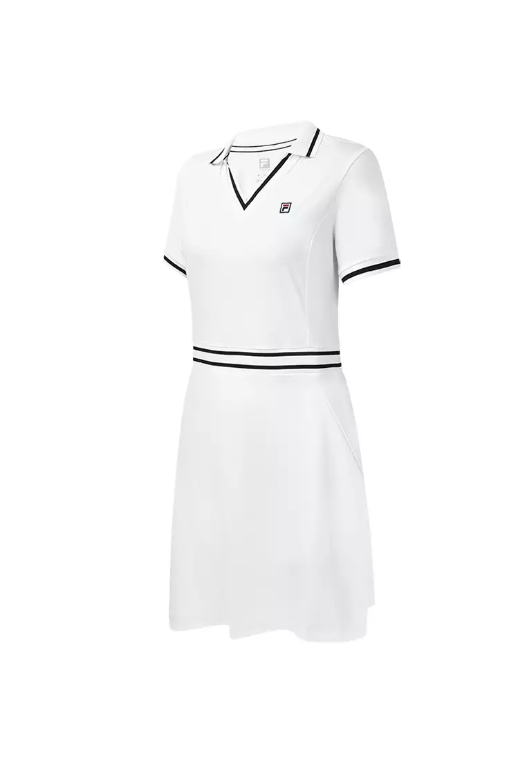 FILA CORE Women's TENNIS HYPER MONOCROME Dress in White