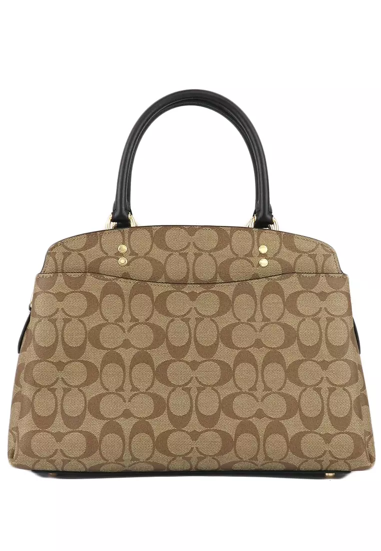 Coach mini online lillie carryall black