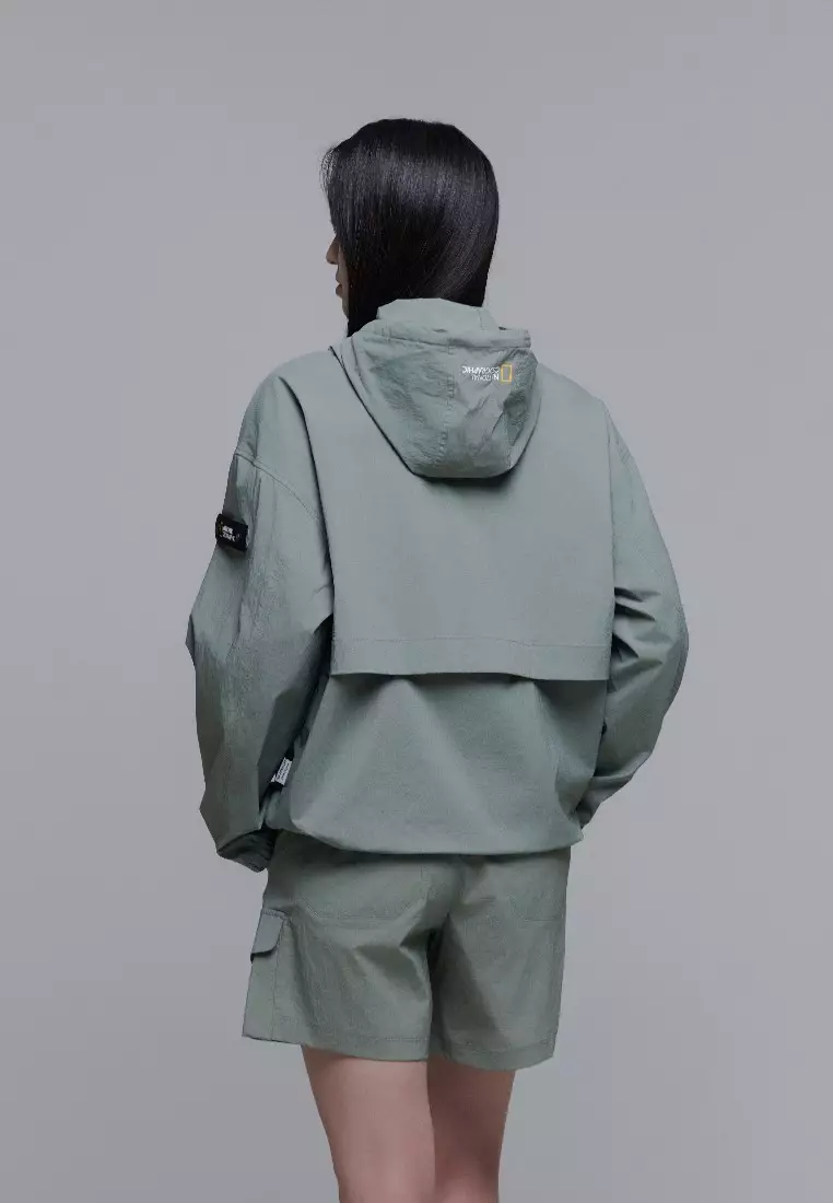 Women’s CYGNUS Woven Stretch Hooded Anorak Jacket