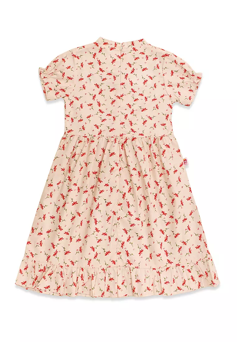 Mini dress/ Dress pendek Anak Peach/ Rodeo Junior Girl Lunar