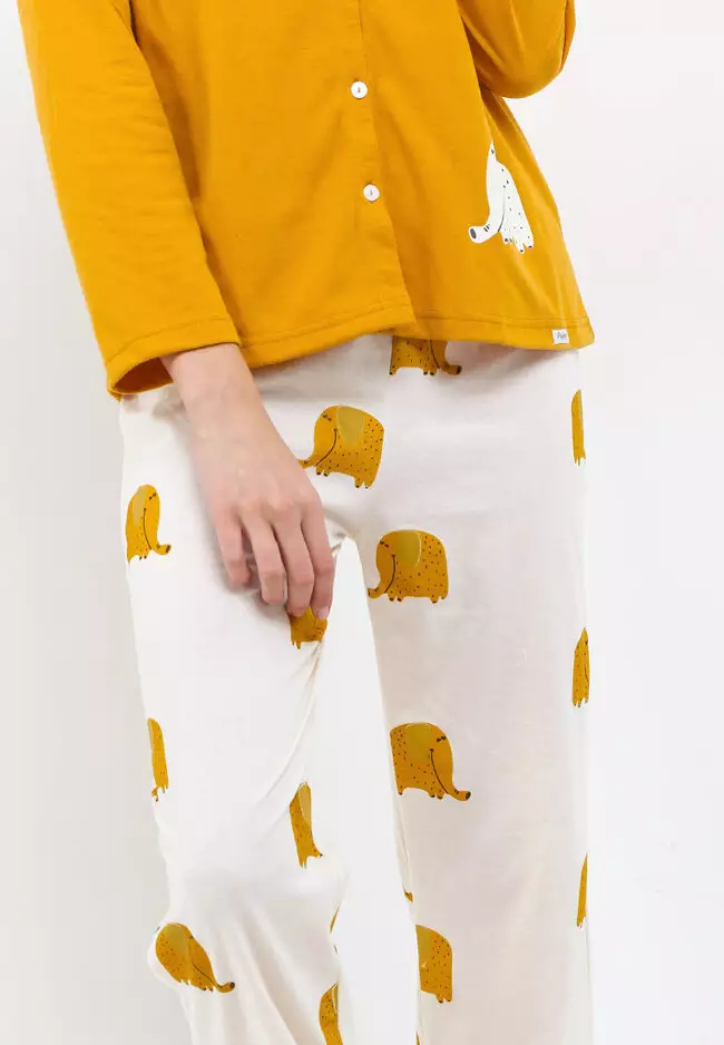 Pyjama Long Sleeve Long Pants Sleepwear