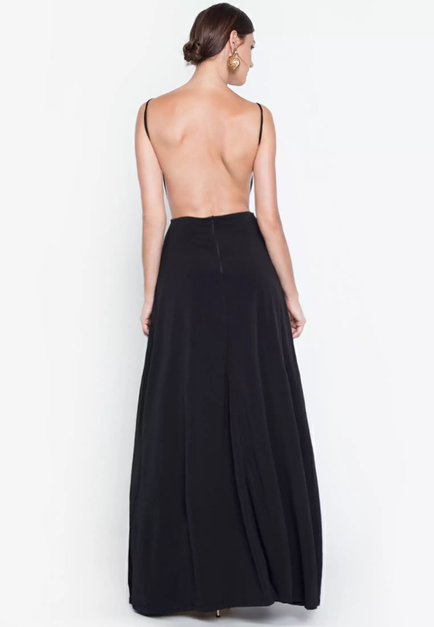 Monica Wrapped Backless Maxi Dress
