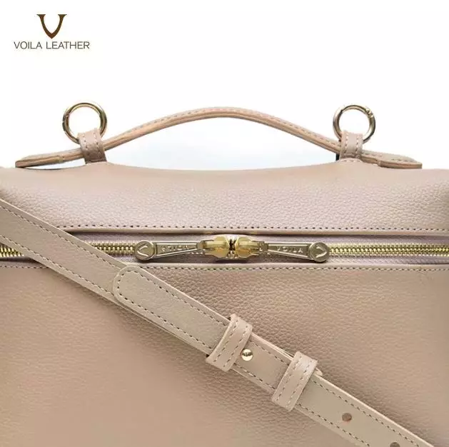 VOILA LEATHER Tas Tangan Tas Selempang Wanita Kulit Asli Genuine Leather Hand Bag Sling Bag NAVA Nude