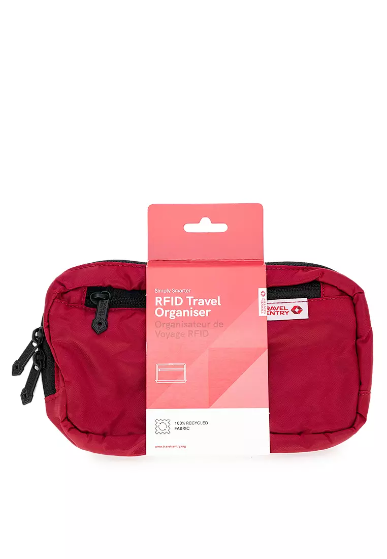 RFID Travel Organizer Red
