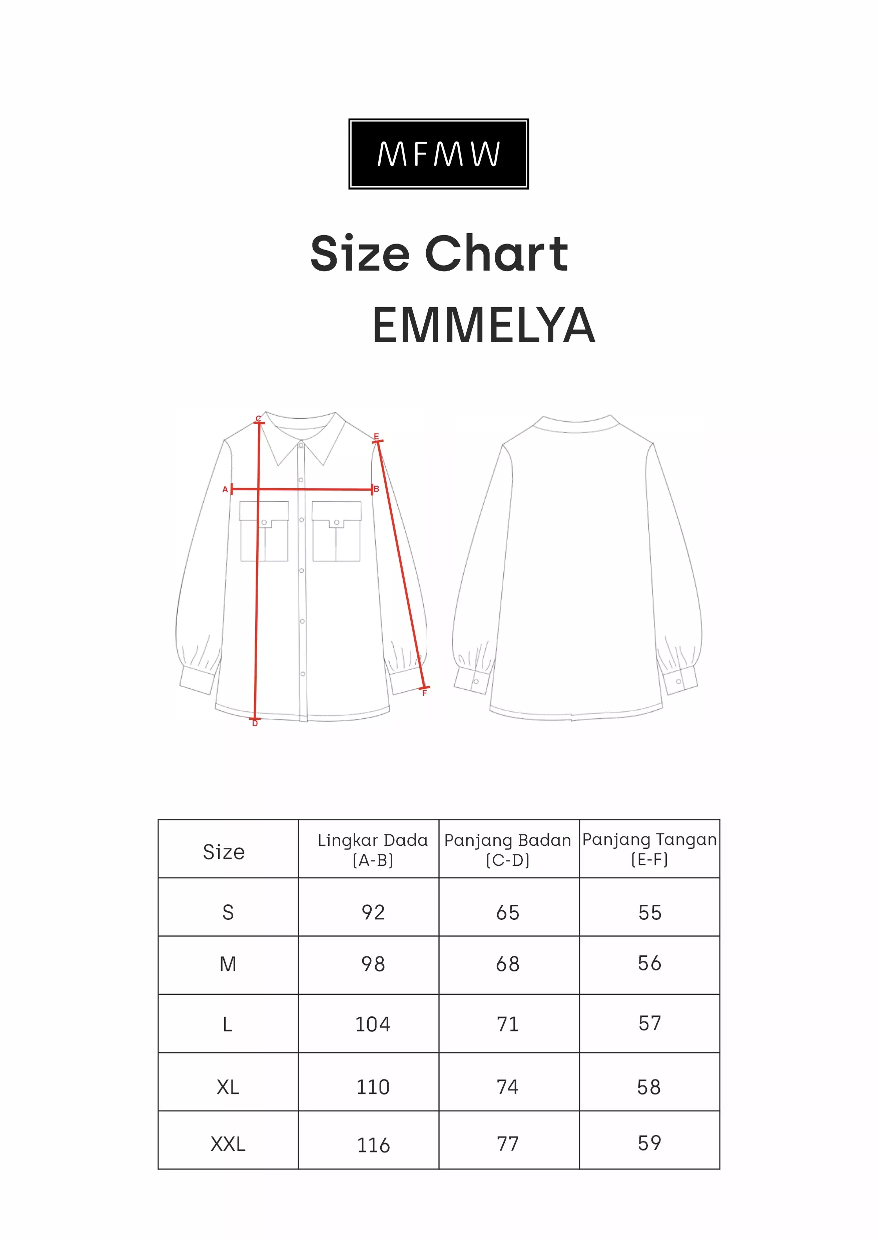 MFMW Emmelya Atasan Kemeja Pink Motif Kotak