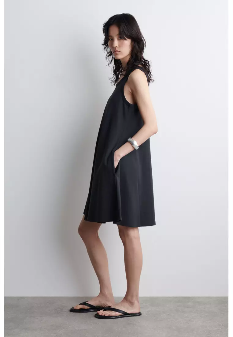 COS COTTON-JERSEY MINI SWING DRESS 2026 | Buy COS Online | ZALORA Hong Kong