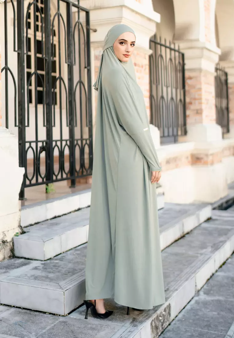 Shameera Abaya in Matcha (Lozy x Hamidah)