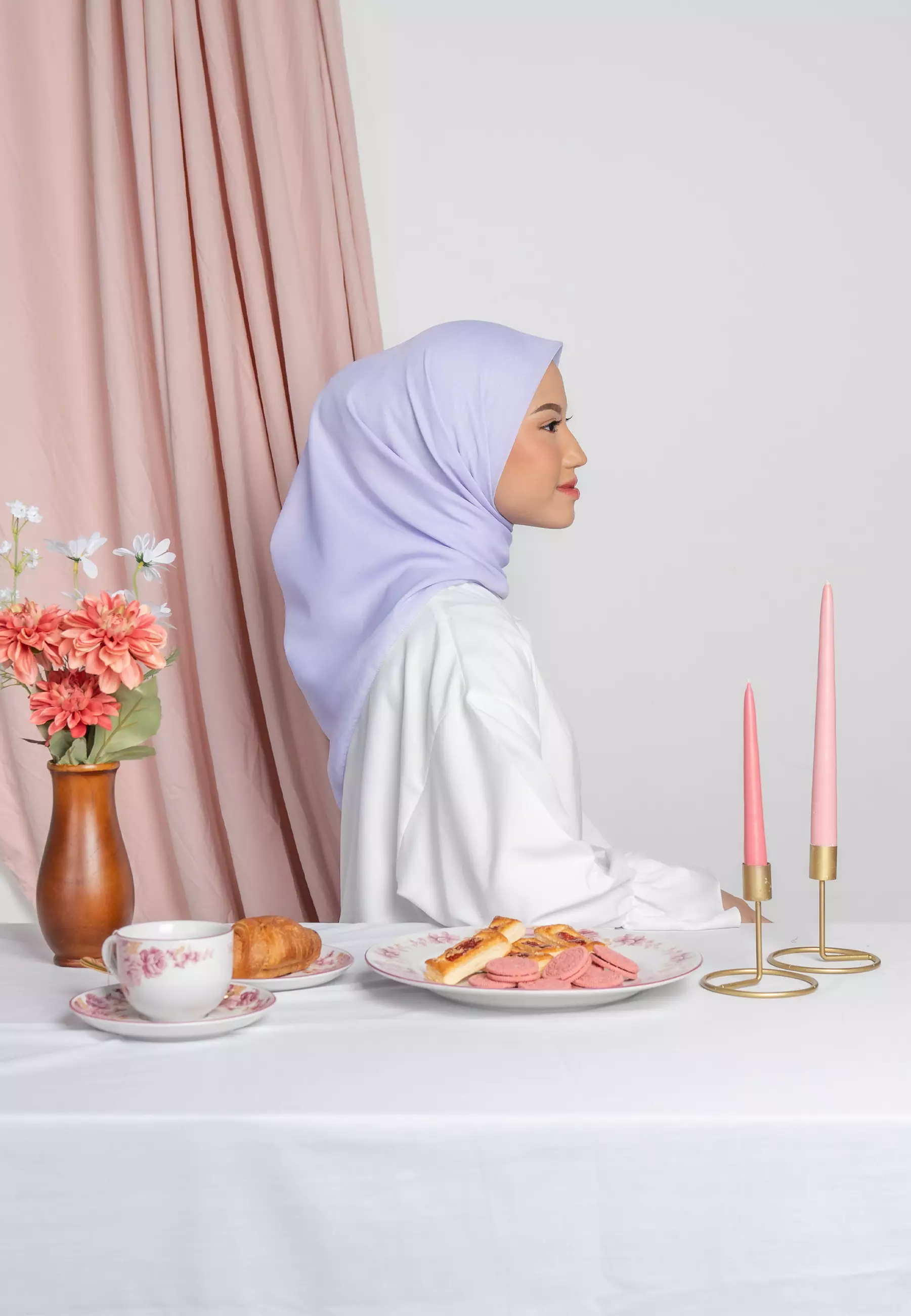 HijabChic Runa Lilac Daily Scarf