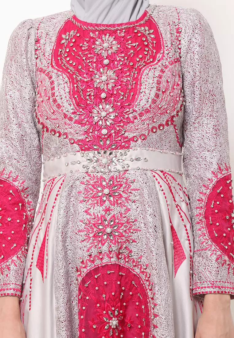 Bibiq Gamis Brokat Jaring