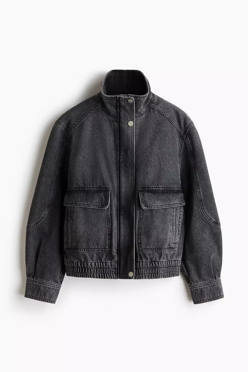 Oversized denim jacket