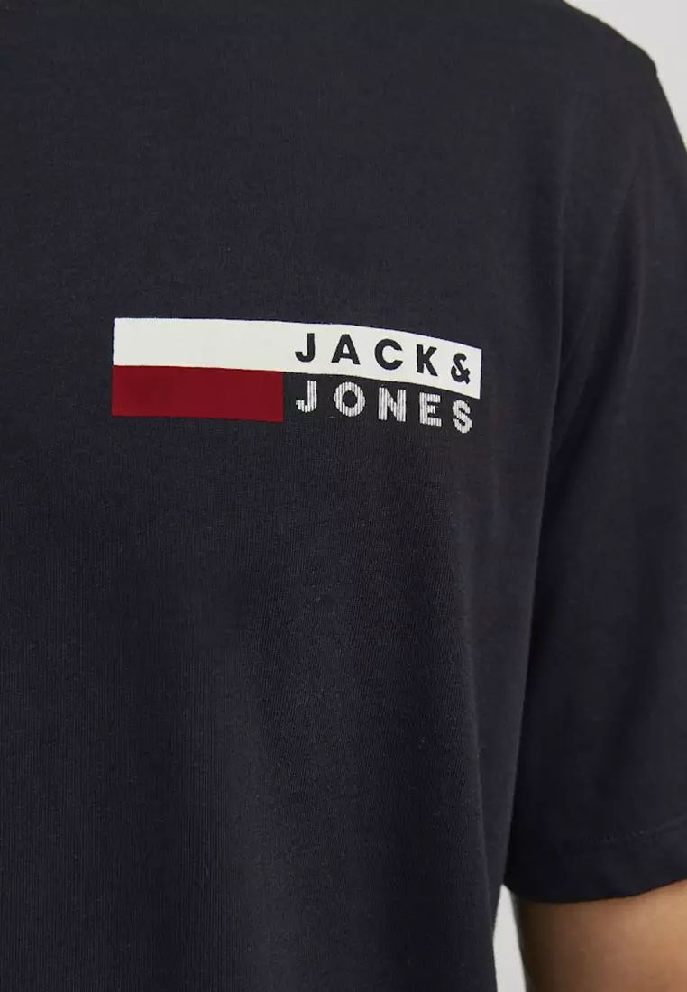 Short Sleeve Crew Neck Logo Tee