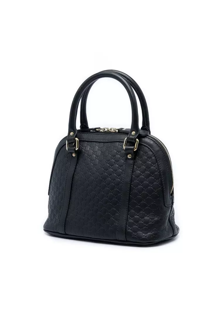 Pre-Loved Gucci Mini Microguccissima Dome Satchel
