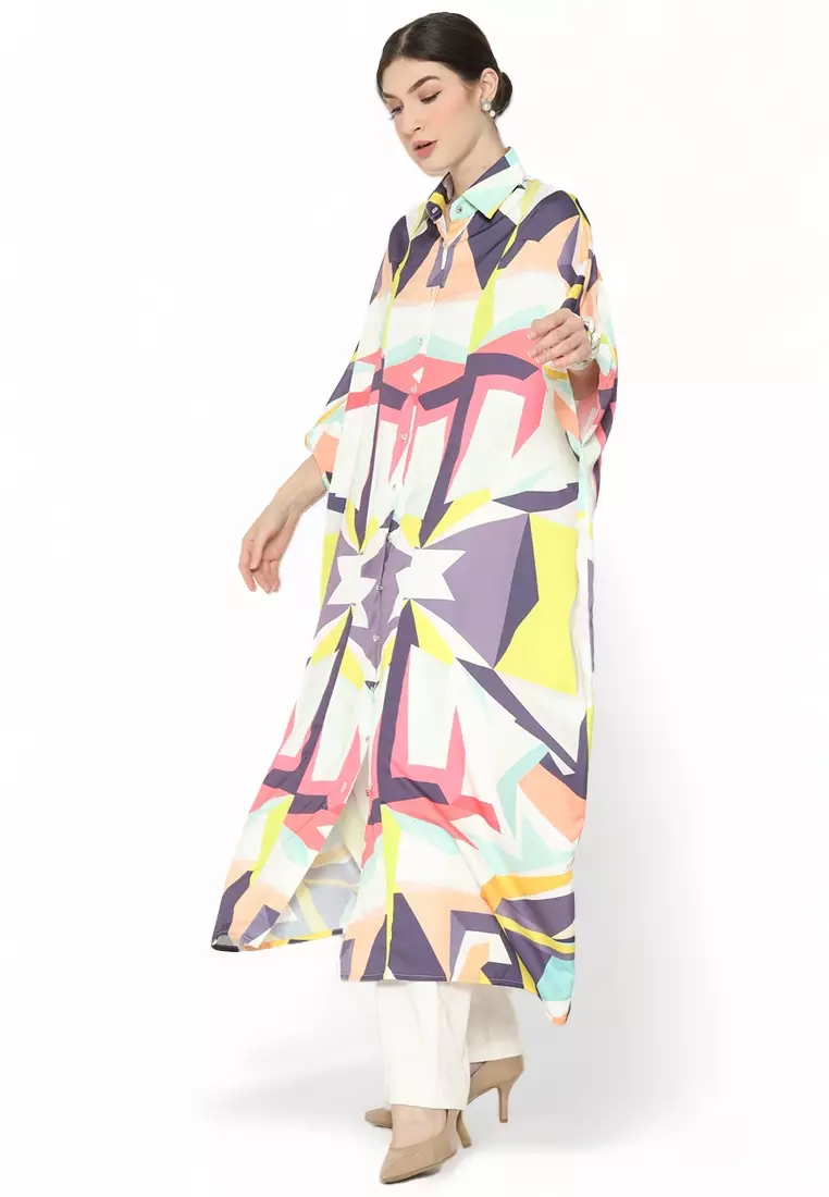 Kanzi Collared Kaftan