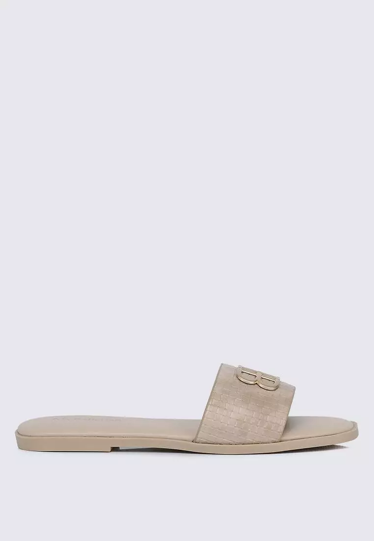 Discount on My Ballerine  shoes - SKU: My Ballerine Ines Comfy Sandals In Almond