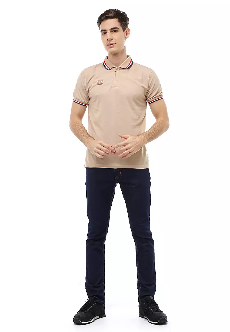 Jack Atasan Formal Kaos Polo Pria Short Sleeve Material Cotton ORIGINAL