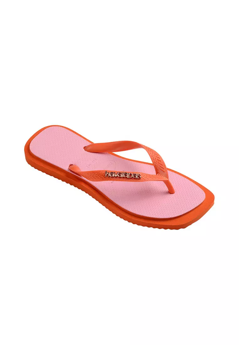 Top Square Fusion Flip Flops