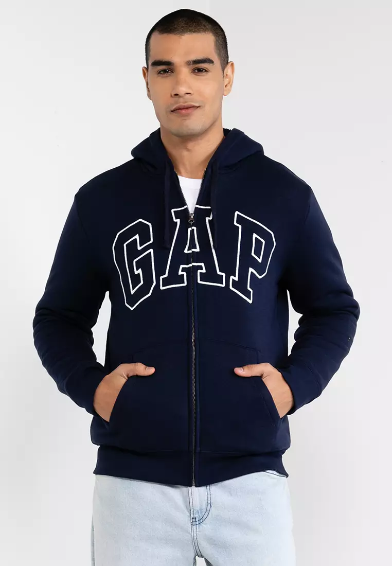 gap mens zipper hoodie