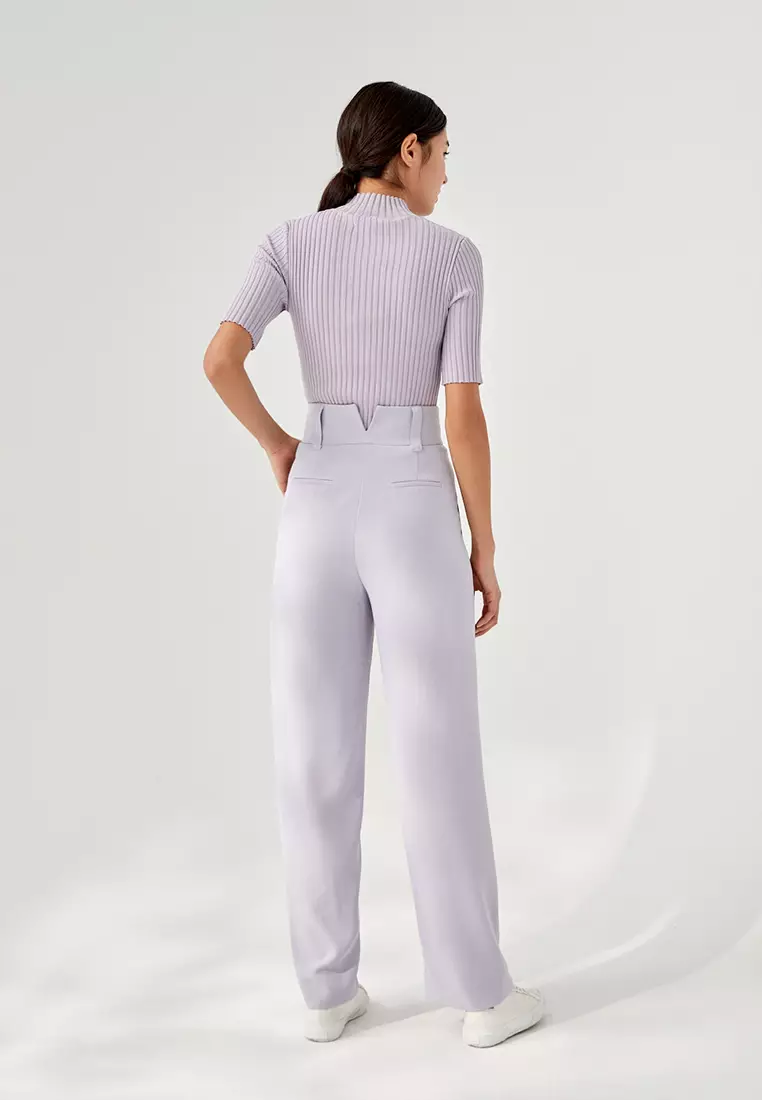 Celana Wanita - Morie Regular High Waist Straight Leg Pants (2022 Version)