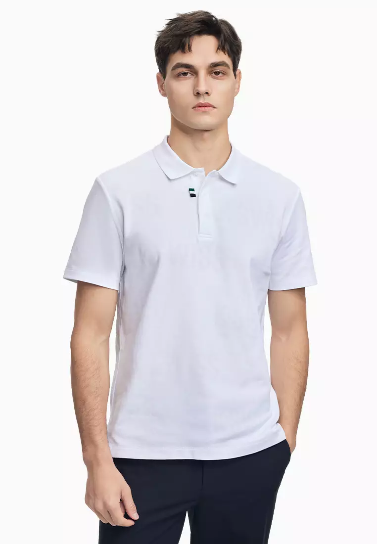 MEN'S ALL-OVER K-SWISS LOGO POLO SHIRT