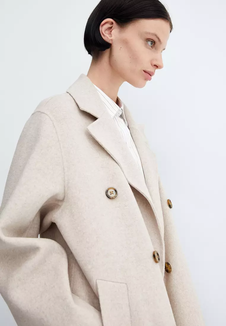 ジャケット・アウター handmade big collar coat GIUNON（ジウノン）の「big collar coat / ビッグカラーコート