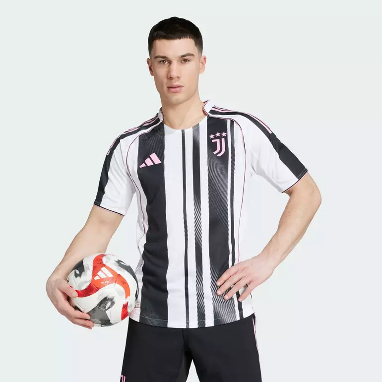 Football Juventus 25/26 Home Authentic Jersey Men White JJ4314