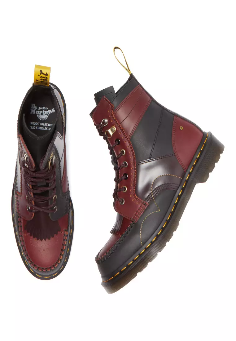 1460 Fused Greasy Abruzzo Smooth Leather Boots Women